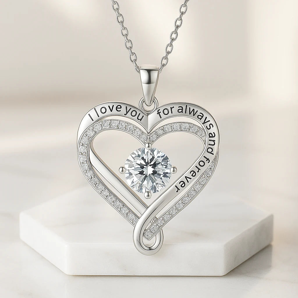 Heart Necklace with LED Gift Box