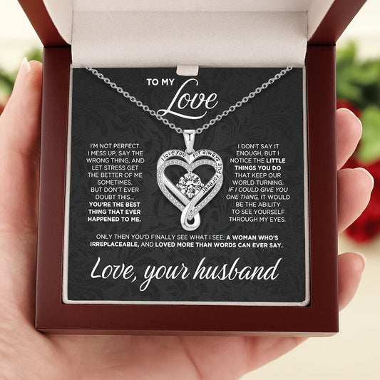 Heart Necklace with LED Gift Box