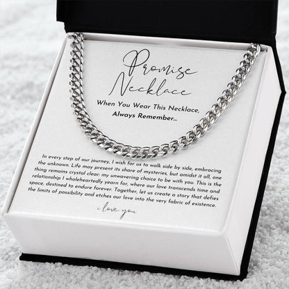 “Forever Yours” Promise Necklace for Him