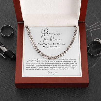 “Forever Yours” Promise Necklace for Him