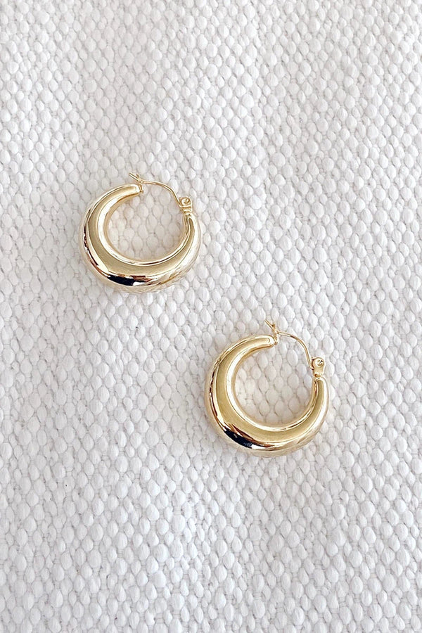 Golden Style Hoop Earrings