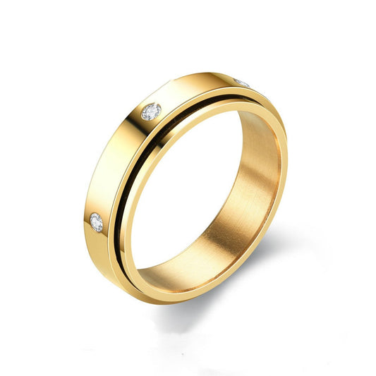 Elegant Love Spinner Ring